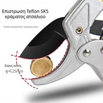 Ανοξείδωτες ψαλίδες κλαδέματος – ανθεκτικό κόψιμο κλαδιών, πολυλειτουργικό εργαλείο κηπουρικής για κλάδεμα κλαδιών και φρούτων