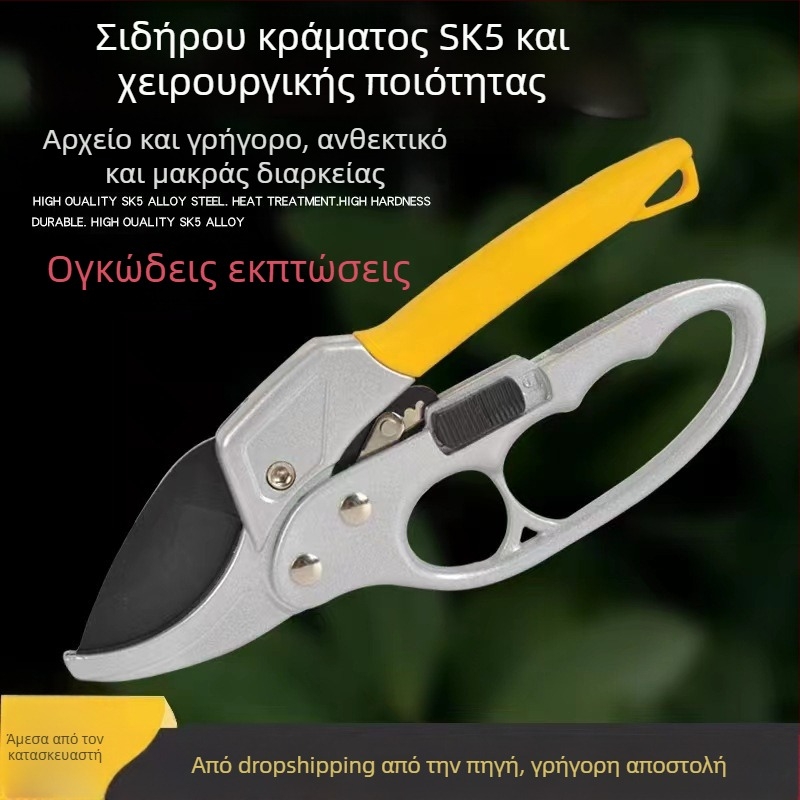 Ανοξείδωτες ψαλίδες κλαδέματος – ανθεκτικό κόψιμο κλαδιών, πολυλειτουργικό εργαλείο κηπουρικής για κλάδεμα κλαδιών και φρούτων