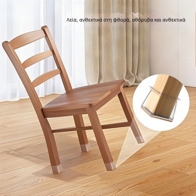 Τετράγωνα προστατευτικά για τα πόδια τραπεζιού και καρεκλών – Υλικό TPE, Αντιολισθητικά, Ανθεκτικά στη φθορά, Μοντέρνο απλό στυλ