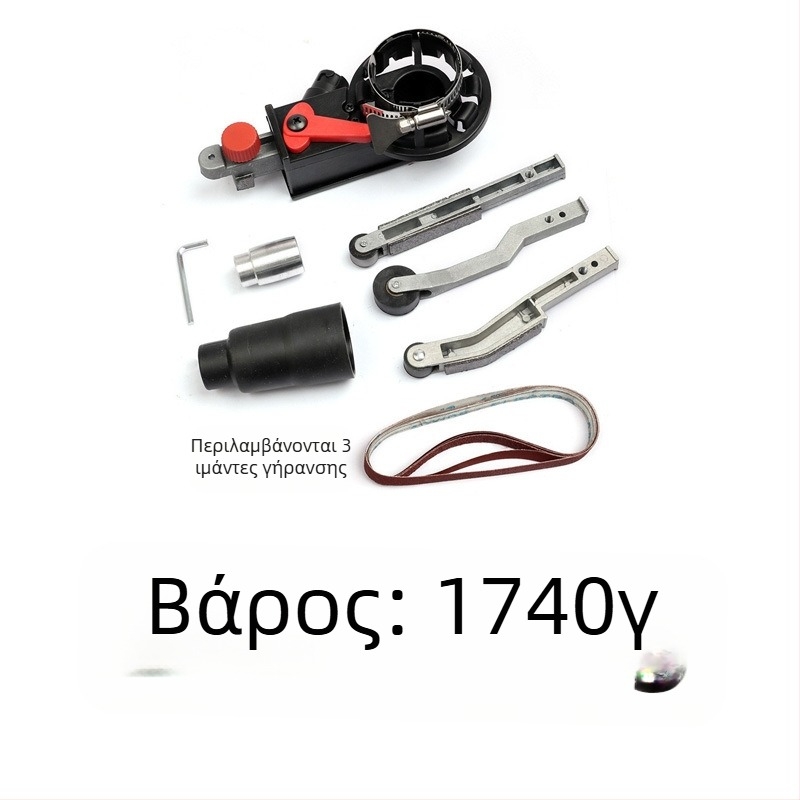 DZT Μοντέλο 100 Μίνι Ηλεκτρικός Γωνιακός Τροχός με Βάση Στήριξης και Κεφαλή Λείανσης για Ξυλουργικές Εφαρμογές – Οικιακή Χρήση, 220V