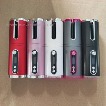 Αυτόματη ασύρματη συσκευή μπούκλας μαλλιών – φορητός μίνι περιστρεφόμενος σίδερο για μπούκλες, 34W, διάμετρος θέρμανσης <15 mm, 6-επίπεδο ρύθμισης θερμοκρασίας