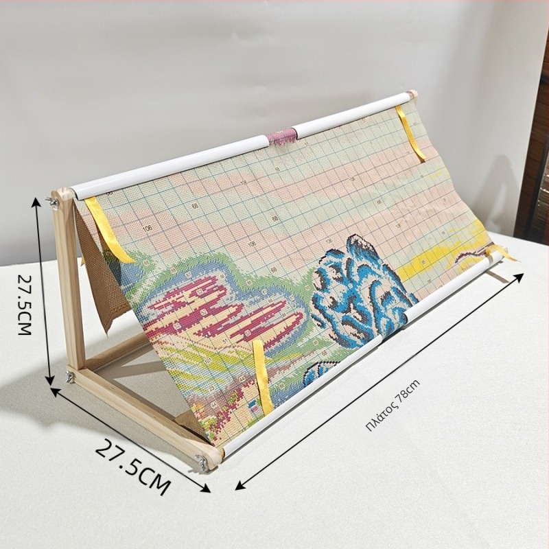 Ξύλινο πλαίσιο κεντήματος με σταυροβελονιά για γραφείο, Borka, μοντέρνος μινιμαλιστικός σχεδιασμός