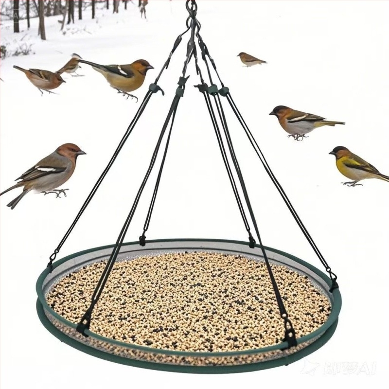 Τσάντα τροφοδοσίας πουλιών – Haomin, στρογγυλή, αποσπώμενη, 282 γρ.