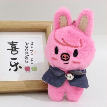 Λούτρινο κρεμαστό κουκλάκι για τσάντα, κούκλα για ντύσιμο, εμπνευσμένο από μαγικό σχολείο, γέμισμα PP βαμβάκι, γούνινο λούτρινο, ηλικίες 15–35