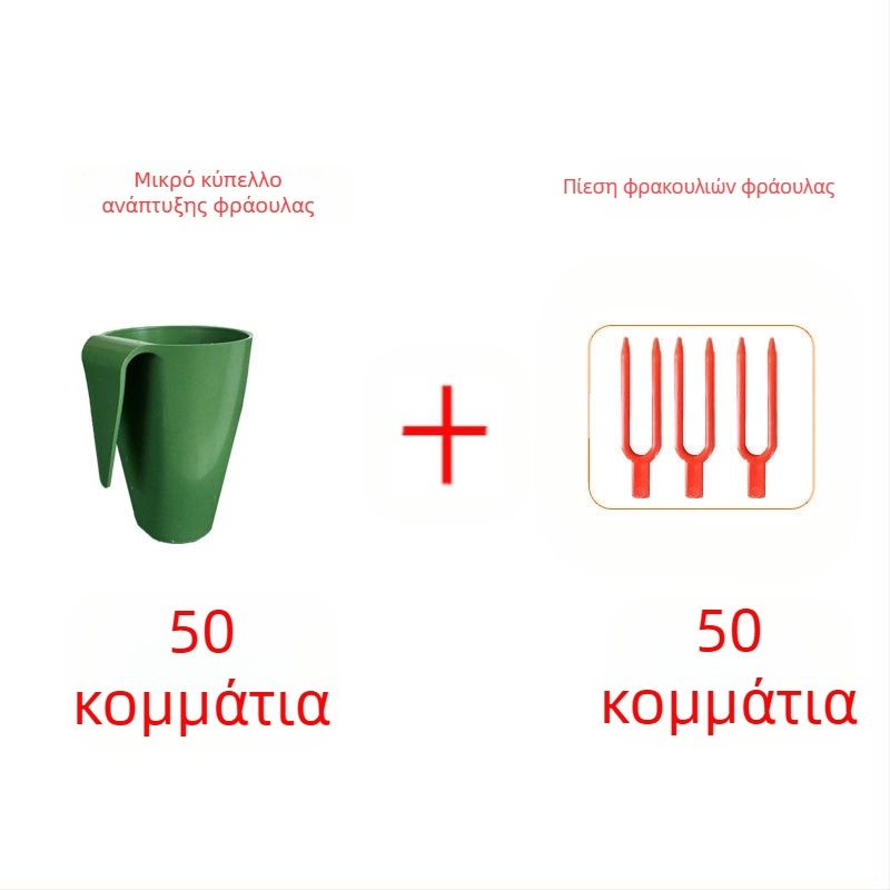 Κύπελλο Αναπαραγωγής Φράουλας – Πλαστικό, για διάδοση φράουλών και creeping stems