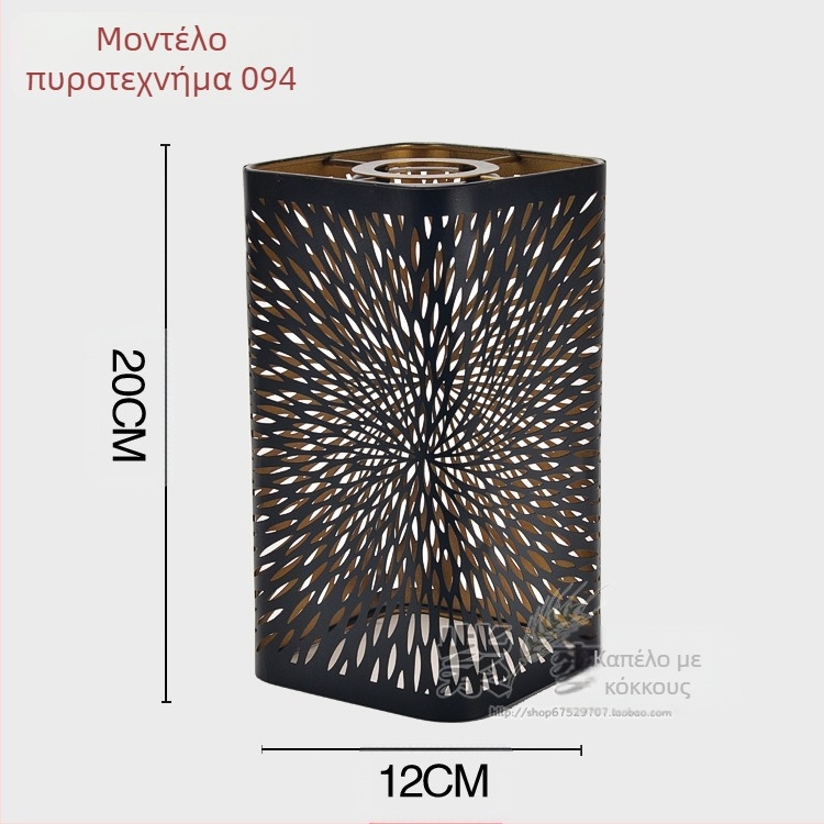 Αλουμινένιο κάλυμμα λαμπτήρα με λέιζερ χάραξη, μεταλλική επιφάνεια; επιλογές μορφών: ευθύς, τετράγωνος ή κυκλικός