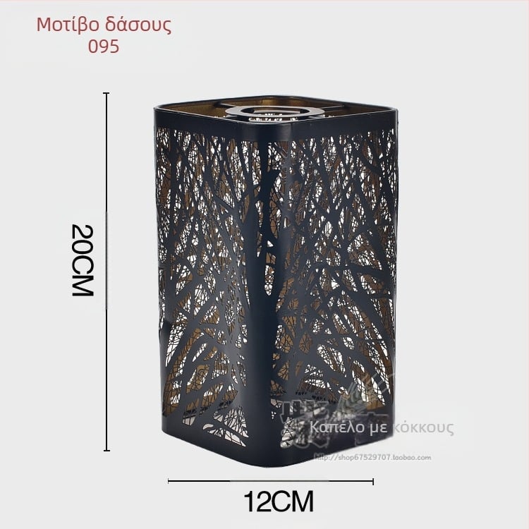 Αλουμινένιο κάλυμμα λαμπτήρα με λέιζερ χάραξη, μεταλλική επιφάνεια; επιλογές μορφών: ευθύς, τετράγωνος ή κυκλικός