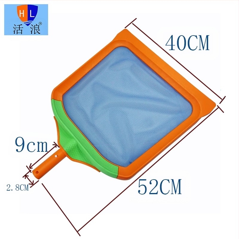 Δίκτυο συλλογής φύλλων πισίνας με αλουμινένιο πλαίσιο και παχιά διχτυωτή επιφάνεια, κατάλληλο για βαθιά και ρηχά νερά