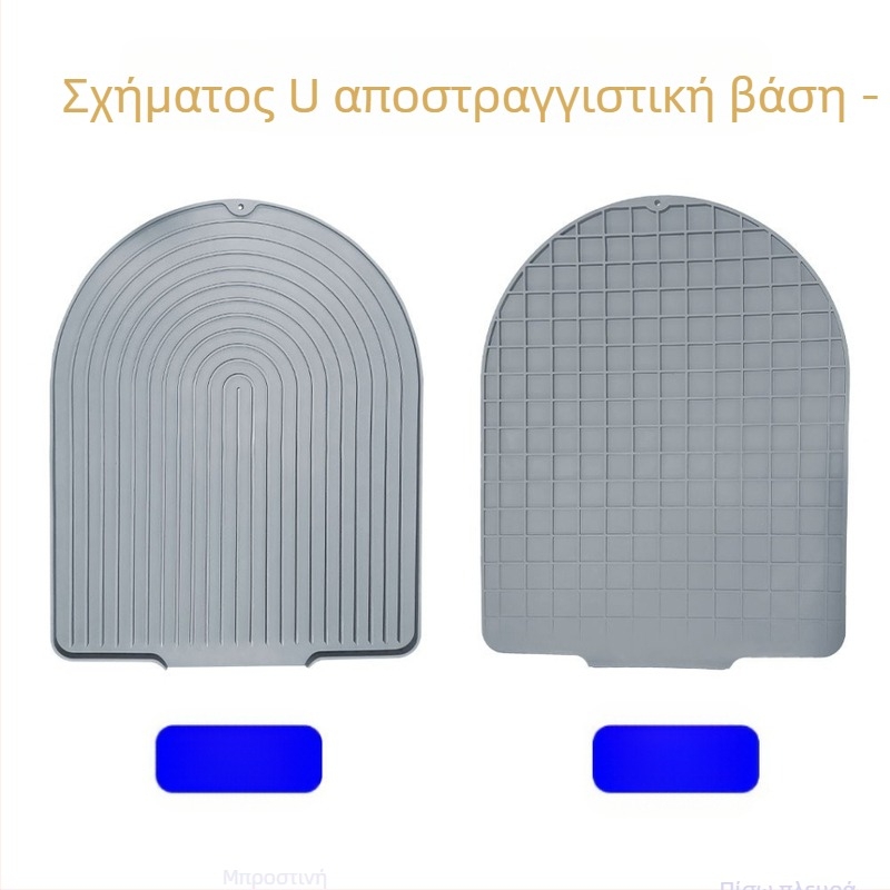 Σιλικονούχος δίσκος κουζίνας για στέγνωμα με έξοδο αποστράγγισης και μόνωση, τετράγωνο σχήμα, βιοδιασπώμενο, κυκλοφόρησε το 2023