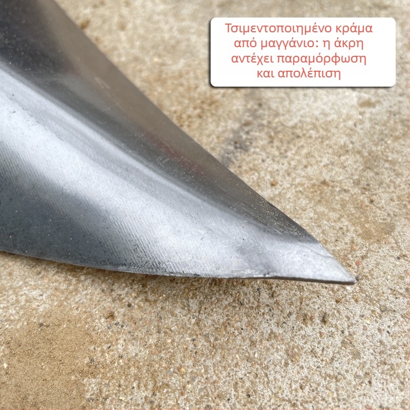 Ρυθμιζόμενη τριγωνική σκαπάνη κήπου για αυλάκωση, σκάψιμο, διαμόρφωση γραμμών και χαλάρωση εδάφους — πολυλειτουργικό εργαλείο κήπου με αιχμηρή κεφαλή αετού