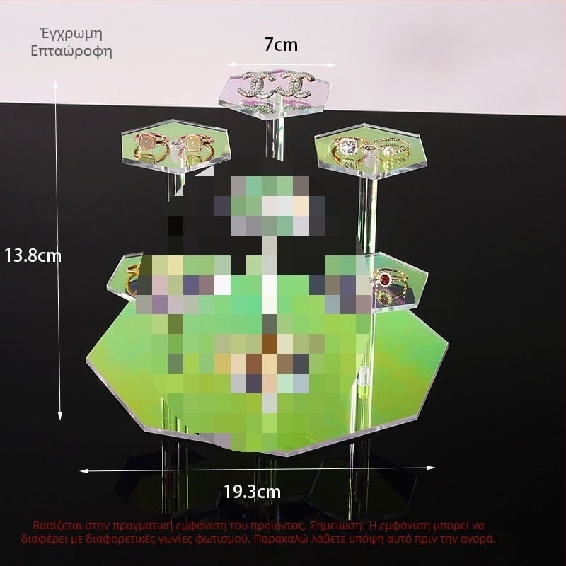 Ακρυλική σκαλοειδής βάση προβολής για επιτραπέζιες φιγούρες — παχύτερο ακρυλικό, καλλιτεχνικό στυλ, επιτραπέζιο display, κυκλοφορεί άνοιξη 2025.