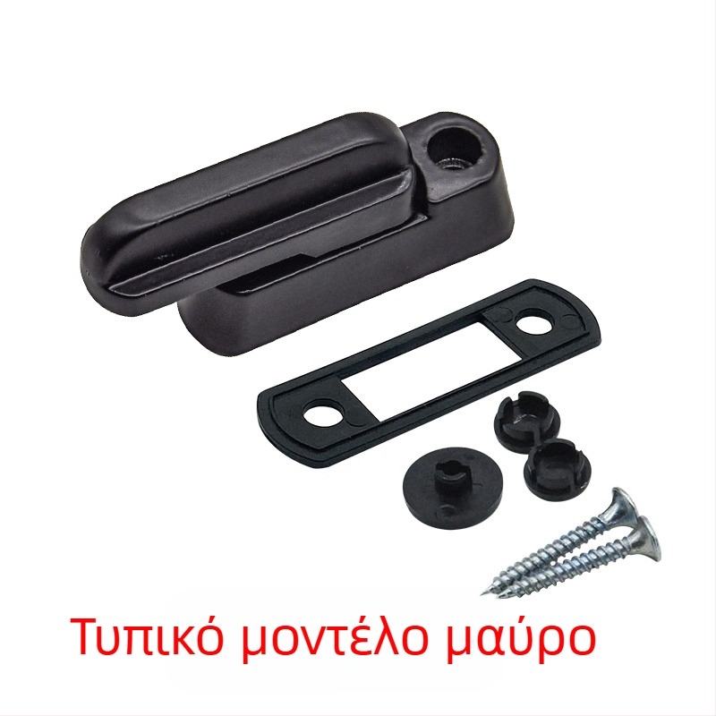 Κλειδαριά τύπου Τ για πόρτες και παράθυρα, χωρίς διάτρηση, από κράμα, με κλειδί, κατά της κλοπής