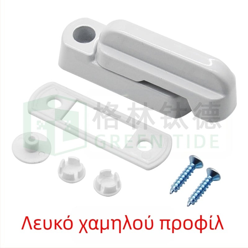 Κλειδαριά τύπου Τ για πόρτες και παράθυρα, χωρίς διάτρηση, από κράμα, με κλειδί, κατά της κλοπής