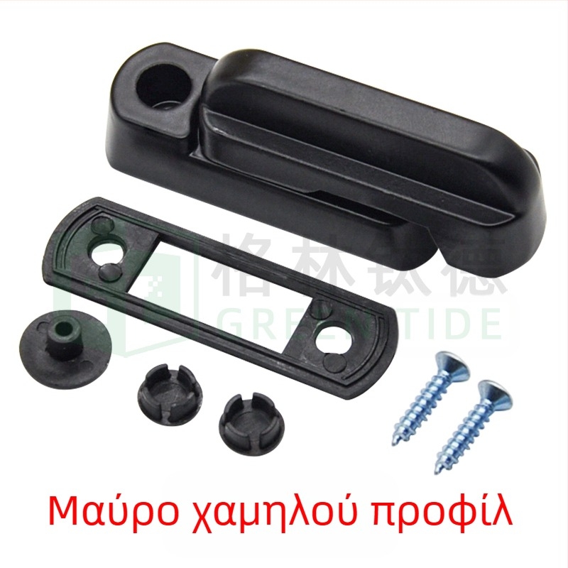 Κλειδαριά τύπου Τ για πόρτες και παράθυρα, χωρίς διάτρηση, από κράμα, με κλειδί, κατά της κλοπής