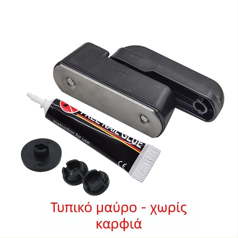 Κλειδαριά τύπου Τ για πόρτες και παράθυρα, χωρίς διάτρηση, από κράμα, με κλειδί, κατά της κλοπής