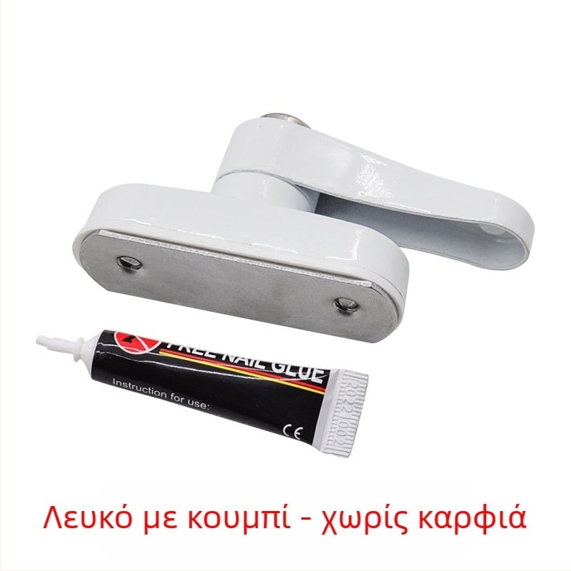 Κλειδαριά τύπου Τ για πόρτες και παράθυρα, χωρίς διάτρηση, από κράμα, με κλειδί, κατά της κλοπής