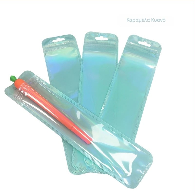 Διαφανής αυτοσφραγιζόμενη τσάντα δώρου με στρογγυμένες γωνίες; μήκος σφράγισης 2.5 cm; 50 τεμάχια ανά σακούλα; υλικό: νέο υλικό