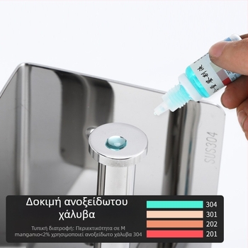 Huanuo δοχέας χαρτιού τουαλέτας από ανοξείδωτο χάλυβα 304, τετράγωνο σχήμα, φινίρισμα καθρέφτη, μοντέρνος μινιμαλισμός