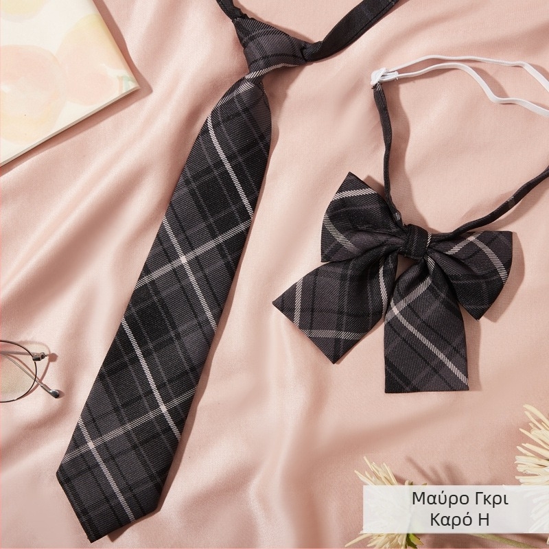 Κλιπ γραβάτας με καρό μοτίβο, στυλ ζευγαριού, για ενήλικες, διακοσμητικό λουλούδι γραβάτας