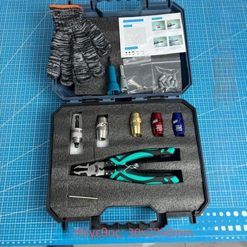 Long Tao Ηλεκτρικός Αποξεστήρας Καλωδίων με Περιστρεφόμενο Εργαλείο Απολέπισης, Αντιστατικό, Στρογγυλό Στόμιο