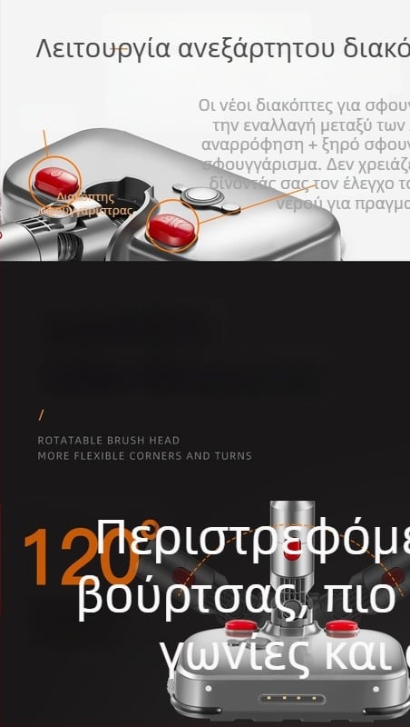 Ηλεκτρική κεφαλή βούρτσας δαπέδου για ηλεκτρικές σκούπες, συμβατή με Dyson V6–V11