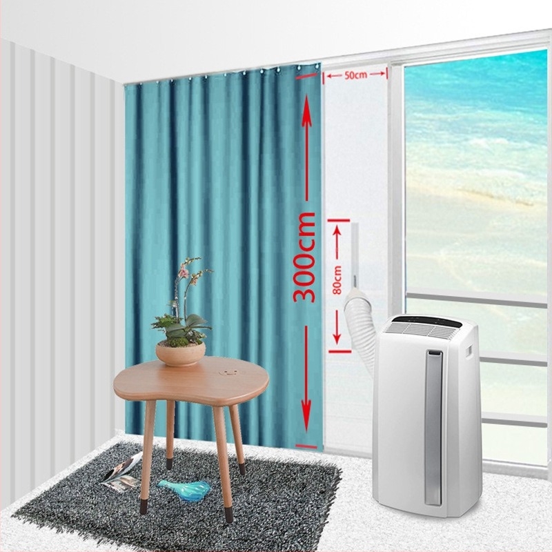 Κάλυμμα σφράγισης κλιματιστικού παραθύρου — Αδιάβροχο, Ανθεκτικό σε κουνούπια, Προστασία από άμεσο ρεύμα αέρα; Υλικό: χημικές ίνες; Μάρκα Boxin