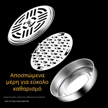 Ανοξείδωτο κουτί για εντομοκτόνες σπείρες, ανθεκτικό στον άνεμο, επαναχρησιμοποιήσιμο, δυνατότητα εκτύπωσης λογοτύπου