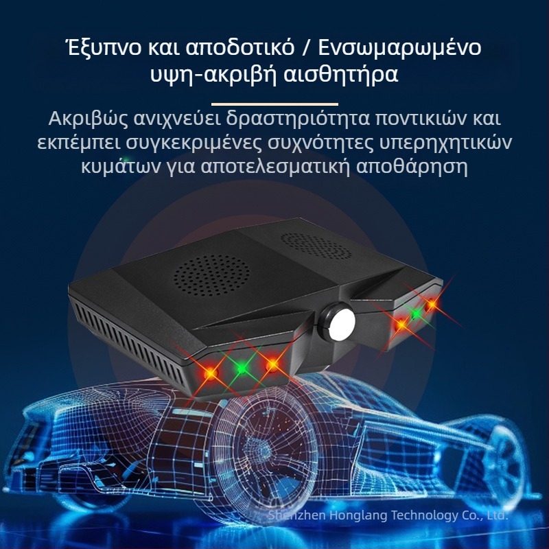 Υπερηχητικός απωθητής για ποντίκια και τρωκτικά με φλας υψηλής συχνότητας, πλήρως αυτοματοποιημένος αισθητήρας, κατάλληλος για αποθήκες και κουζίνες