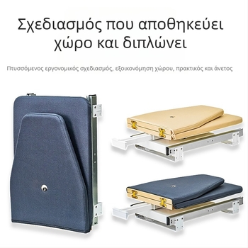 Vicky's Choice Ξύλινη Πτυσσόμενη Σιδερώστρα με Αθόρυβη Πλάγια Ράγα, Φορητή Αποθήκευση, Περιστροφή 180°, Ανθεκτική σε Υψηλές Θερμοκρασίες