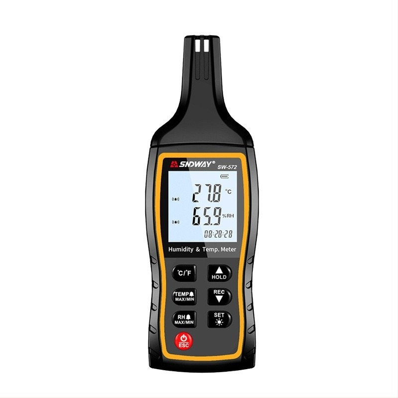 SW572 φορητός ψηφιακός μετρητής θερμοκρασίας και υγρασίας, υψηλής ευαισθησίας