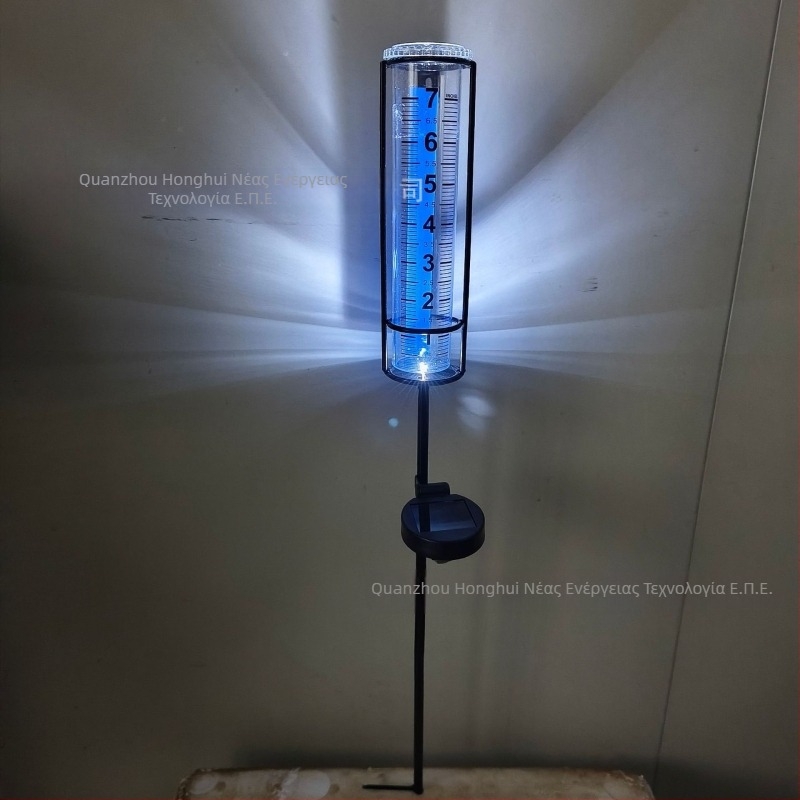 Πλαστικός μετρητής βροχής με κύπελλο μέτρησης, κλίμακα 7 ιντσών, μοντέλο B001, βάρος 0,1 kg, για εξωτερική χρήση