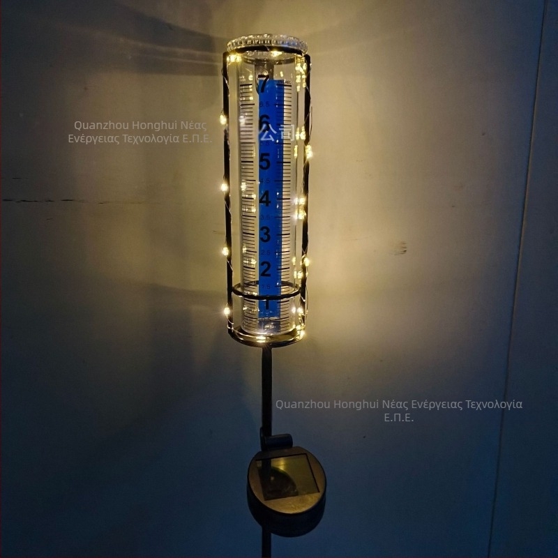 Πλαστικός μετρητής βροχής με κύπελλο μέτρησης, κλίμακα 7 ιντσών, μοντέλο B001, βάρος 0,1 kg, για εξωτερική χρήση