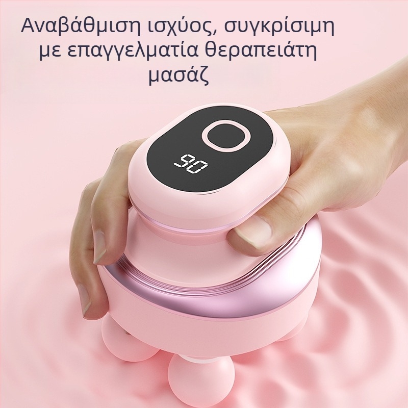 Ηλεκτρικός μασάζ με τετρακέφαλες κεφαλές, μοτέρ χωρίς ψήκτρες, ήσυχη λειτουργία, πολυεπίπεδες ρυθμίσεις, ενσωματωμένη μπαταρία 2000-4000 mAh, διάρκεια 1-3 h