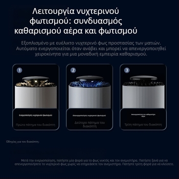Οικιακός καθαριστής αέρα – Αφαίρεση φορμαλδεΰδης, Χαμηλός θόρυβος (<36 dB), 50 m³/h, Κάλυψη έως 10 τ.μ., Σύνθετο φίλτρο