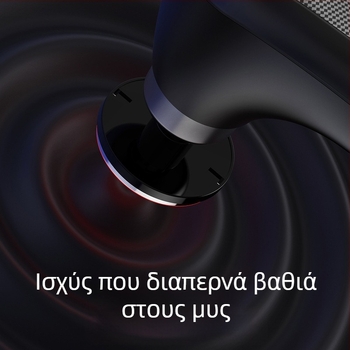 Μασάζ περιτονίας με μοτέρ βούρτσας, αναδιπλούμενο σχέδιο, ανακούφιση με θερμό/ψυχρό, 6+ κεφαλές μασάζ, ενσωματωμένη μπαταρία 1200–2000 mAh, αυτονομία 1–3 ώρες