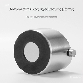 Ανοξείδωτο δοχείο καφέ ιζημάτων, με αντιολισθητικό μικρό κάδο εκφόρτωσης και επίστρωση Teﬂon ανθεκτική στη βρωμιά.