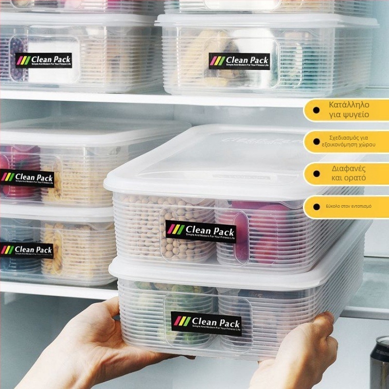 Κουτί μερίδων σούπας για κατάψυξη, διαιρεμένο δοχείο αποθήκευσης για κατάψυξη/ψύξη, PP υλικό για γεύματα