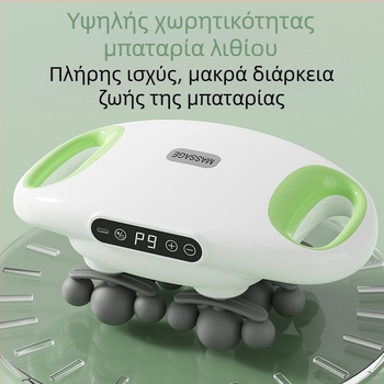 Πολυκεφαλικός μασάζ φασίας με κινητήρα με βούρτσα, 6+ κεφαλές, 5+ ταχύτητες, ενσωματωμένη μπαταρία 2000–4000 mAh, θόρυβος κάτω από 36 dB