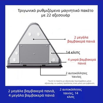 Αξεσουάρ εργαλείων καθαρισμού γυαλιού, πλαστικά εξαρτήματα, Big Brother, συσκευασία 24 τεμάχια, για οικιακή χρήση