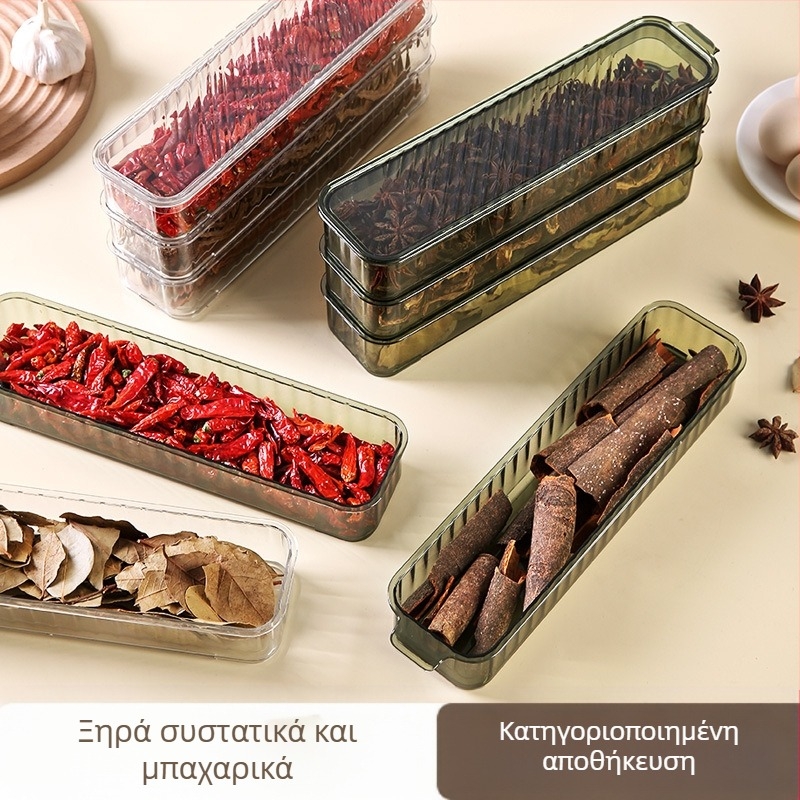 Κουτί αποθήκευσης ζυμαρικών, τετράγωνο PET, Gold movement, προέλευση Zhejiang