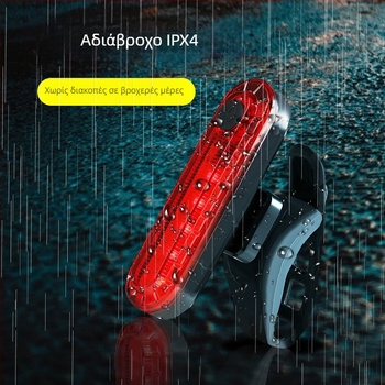 056 Φανάρι ουρά ποδηλάτου – επαναφορτιζόμενο φανάρι για δρόμους και βουνά, σε κουτί, υπερ-λαμπρό