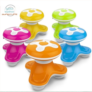 XF-6901 Μίνι USB Μασάζερ – Δονητικό μασάζ με 3 επαφές, Τριποδικός Τριγωνικός Σχεδιασμός, κατάλληλο για τον λαιμό, την πλάτη, τη μέση, τους γοφούς, τα πόδια και τα πέλματα