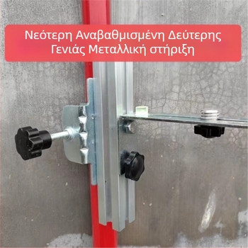 Αξεσουάρ λέιζερ επιπέδου με τηλεσκοπική ράβδο – σιδερένιο στηρίζγμα, πλαστική πλατφόρμα παν/tilt, ρυθμιζόμενος βραχίονας, λειτουργία βασισμένη σε λέιζερ