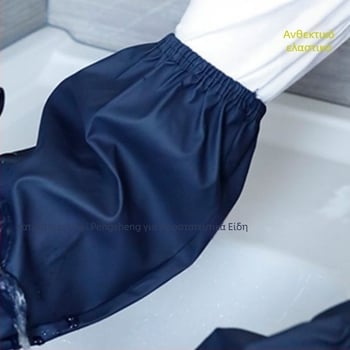 PU δερμάτινα προστατευτικά μανίκια κουζίνας, αδιάβροχα, με πλεκτή επένδυση, αντιμολύντικά και ανθεκτικά σε λιπαρά για πλυντήριο πιάτων και οικιακές δουλειές