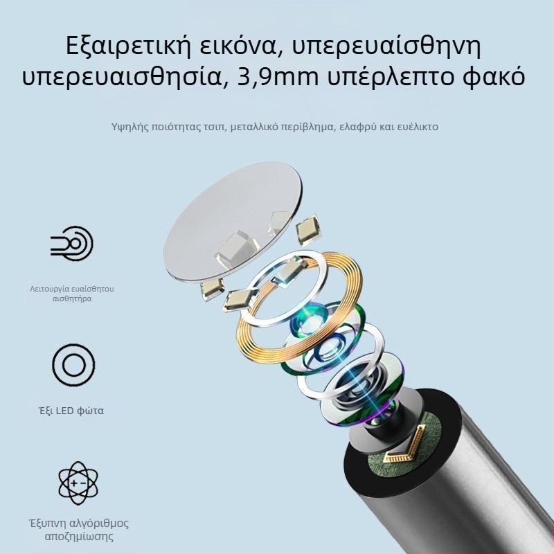 Ωτοσκόπιο με Glow κουταλάκι για τα αυτιά, Dannan Technology, ABS, 33 τεμάχια, μη εισαγόμενο