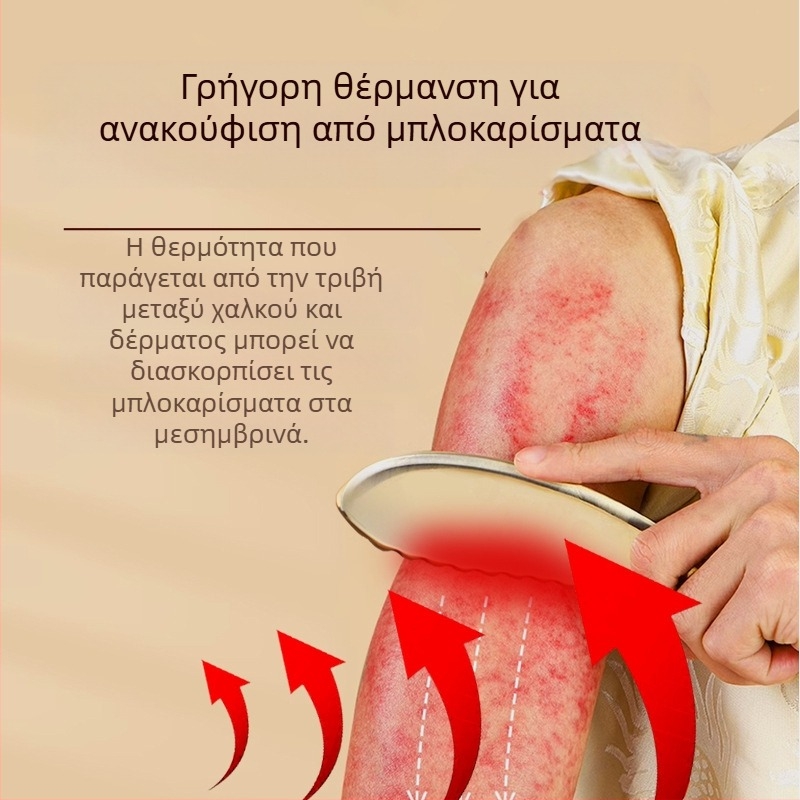 Jiquan Πλάκα Γκουάσα για Μασάζ – 1 τεμάχιο ανά κουτί, εκτύπωση λογότυπου, εξατομίκευση διαθέσιμη