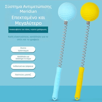 Σφυρί μασάζ γκολφ, μασάζερ με σιλικόνη και ελατήριο, πολυλειτουργικό σφυρί για πλάτη και μεσημβρινοί, σφυρί γυμναστικής — Louchuan, 2002