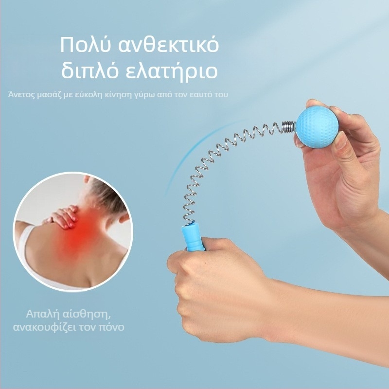 Σφυρί μασάζ γκολφ, μασάζερ με σιλικόνη και ελατήριο, πολυλειτουργικό σφυρί για πλάτη και μεσημβρινοί, σφυρί γυμναστικής — Louchuan, 2002