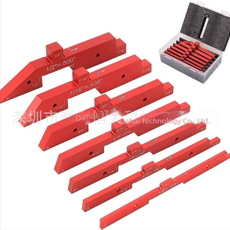 Σετ μετρητών γωνίας και ύψους για τραπεζοπριονο – 7–14 τεμάχια, με ψηφιακή οθόνη, υψηλή ακρίβεια