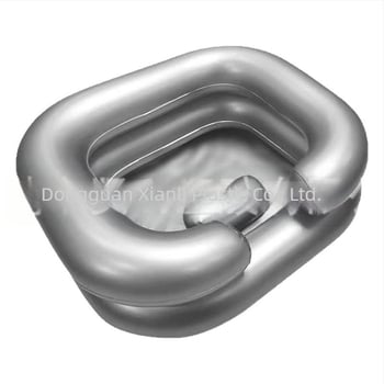 Xianli PVC φουσκωτή λεκάνη για πλύσιμο μαλλιών, πτυσσόμενη και βολική για κατάκοιλους ασθενείς και εγκύους